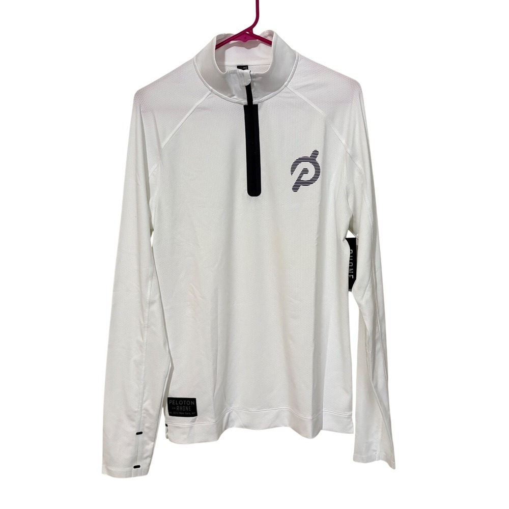 Peloton x Rhone Courtside Collection Quarter Zip Training Pullover Small NWT